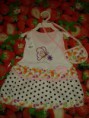 Vestido infantil com bolsinha